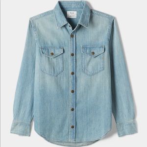 Billy Reid DENIM SHIRT- DENIM WASH